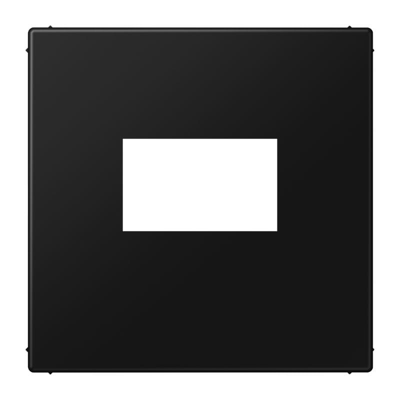 Jung - Enjoliveur pour interface USB / LS 990 noir mat