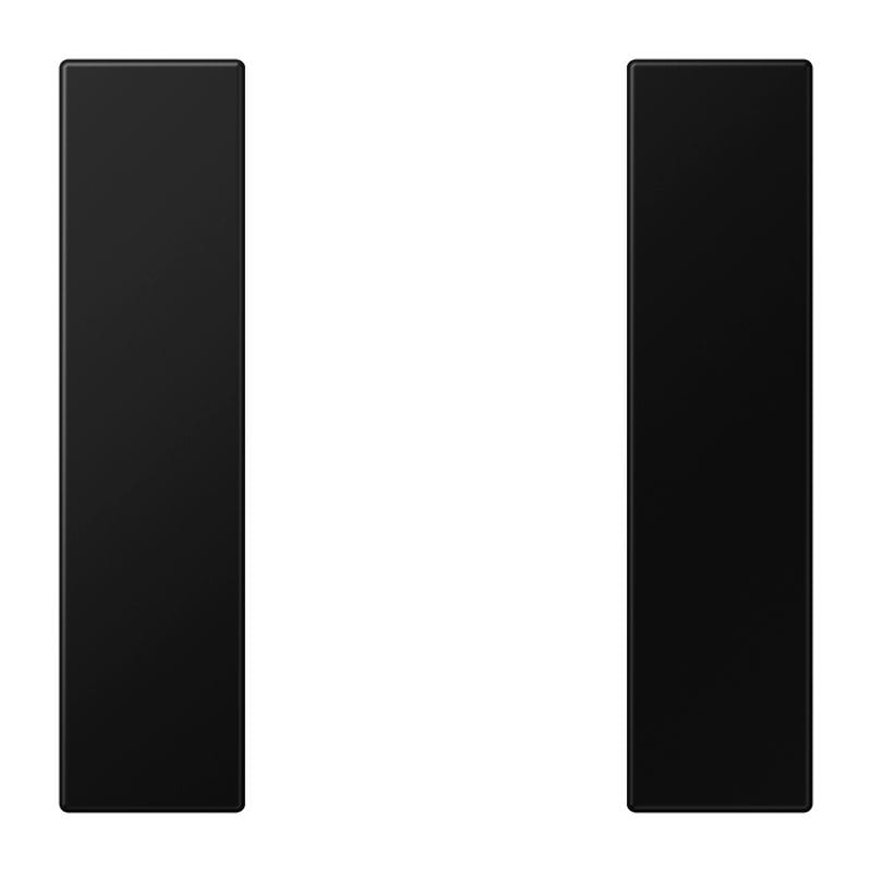 Jung - Module F50 de touche 1 voie, complet / LS 990 noir mat
