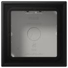 Jung - Boîtier saillie 1 poste avec cadre / LS 990 noir mat