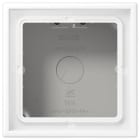 Jung - Boîtier saillie 1 poste avec cadre / LS 990 blanc mat