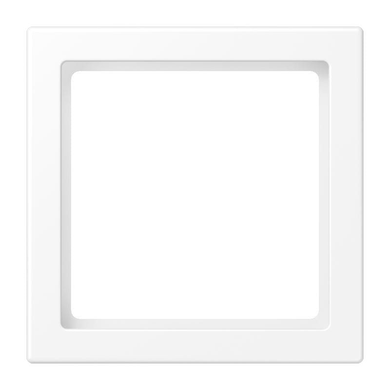 Jung - Cadre de compensation / LS 990 blanc mat pour enjoliveur 55x55 mm