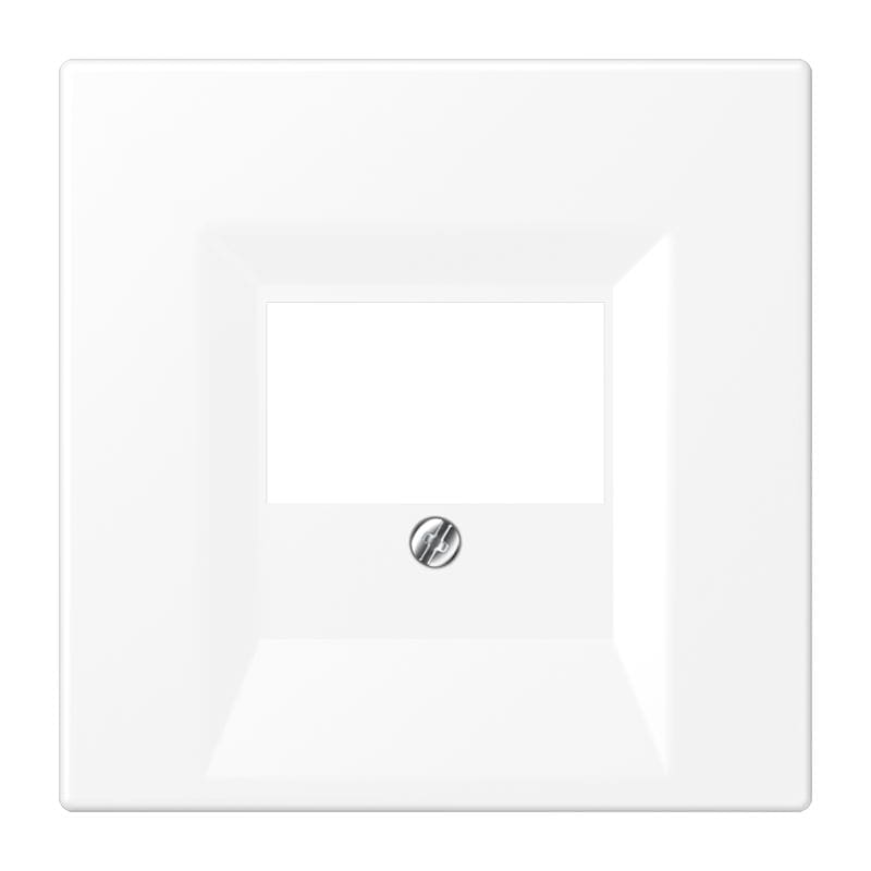 Jung - Enjo pour interface USB et connecteur HP / LS 990 blanc mat