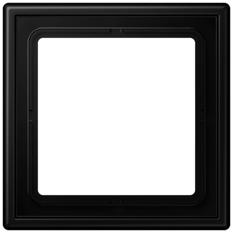 Jung - Cadre 1 poste / LS 990 noir mat