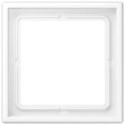 Jung - Cadre 1 poste / LS 990 blanc mat