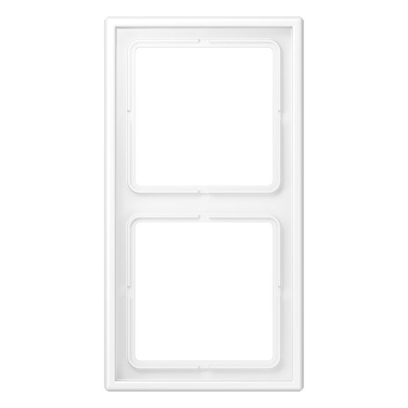 Jung - Cadre 2 postes / LS 990 blanc mat