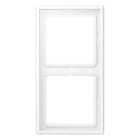 Jung - Cadre 2 postes / LS 990 blanc mat