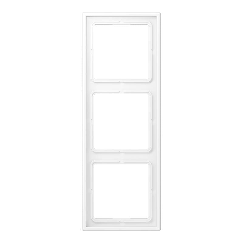 Jung - Cadre 3 postes / LS 990 blanc mat