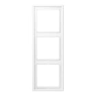 Jung - Cadre 3 postes / LS 990 blanc mat