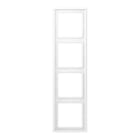 Jung - Cadre 4 postes / LS 990 blanc mat