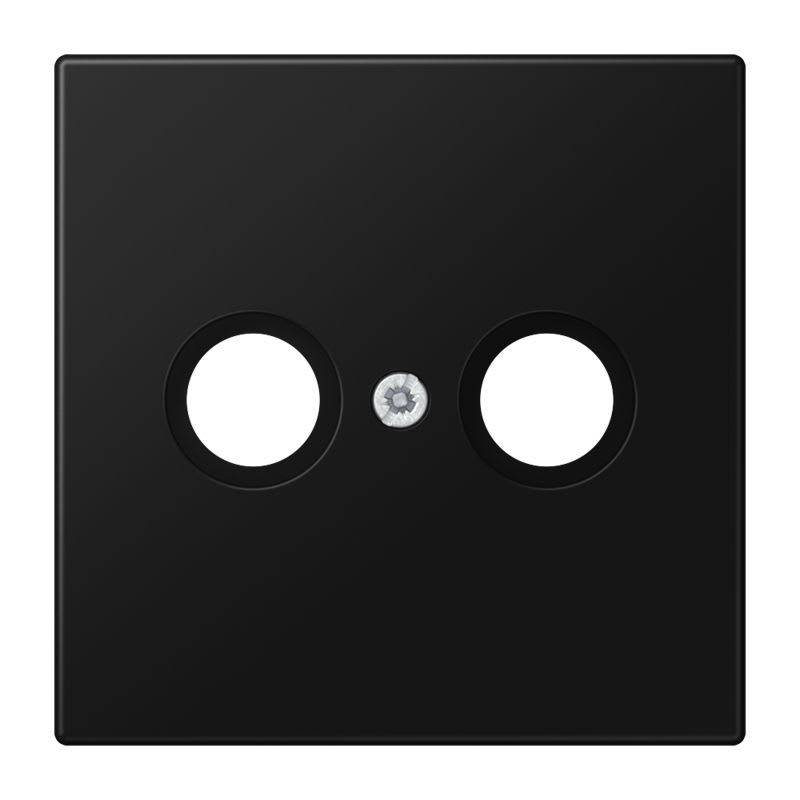 Jung - Enjoliveur prise TV-FM / LS 990 noir mat