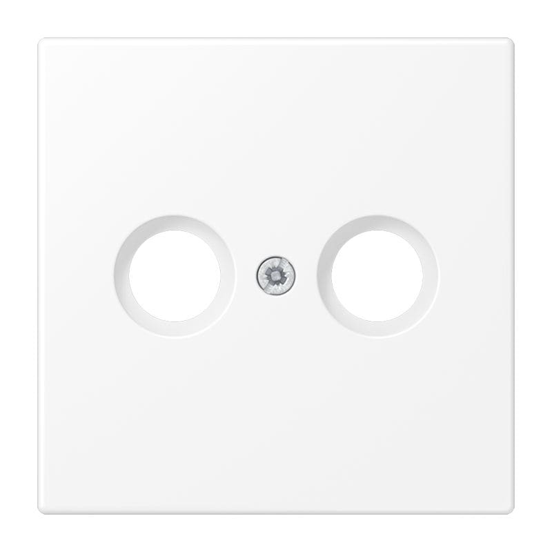 Jung - Enjoliveur prise TV-FM / LS 990 blanc mat