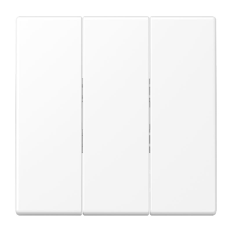 Jung - Enjoliveur pour IN+BP 3 voies / LS 990 blanc mat