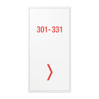 Jung - Enjoliveur signal lumineux / LS 990 Verre Blanc