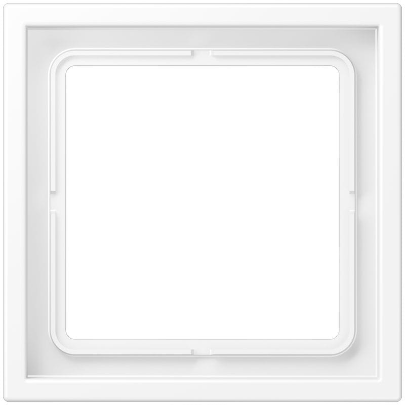 Jung - Cadre 1 poste / LS ZERO blanc mat