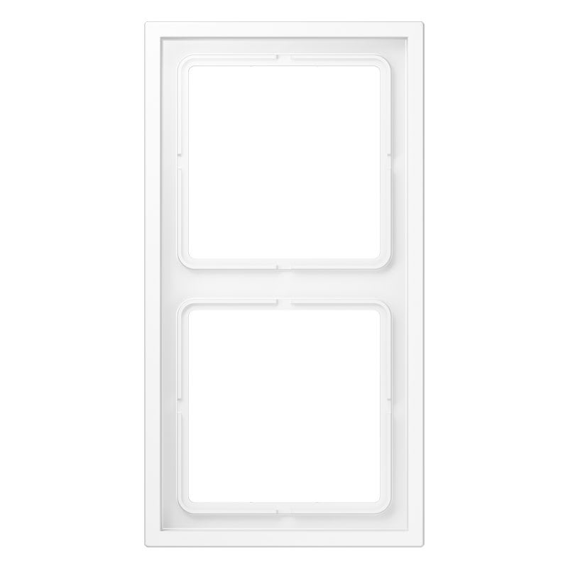Jung - Cadre 2 postes / LS ZERO blanc mat