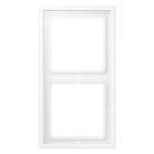 Jung - Cadre 2 postes / LS ZERO blanc mat