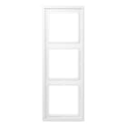 Jung - Cadre 3 postes / LS ZERO blanc mat