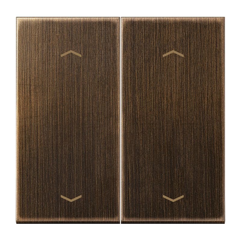 Jung - Enjo double touche flèches pour méc BP-BCU LSCD10xxxST/ LS 990 Laiton ancien