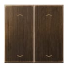 Jung - Enjo double touche flèches pour méc BP-BCU LSCD10xxxST/ LS 990 Laiton ancien