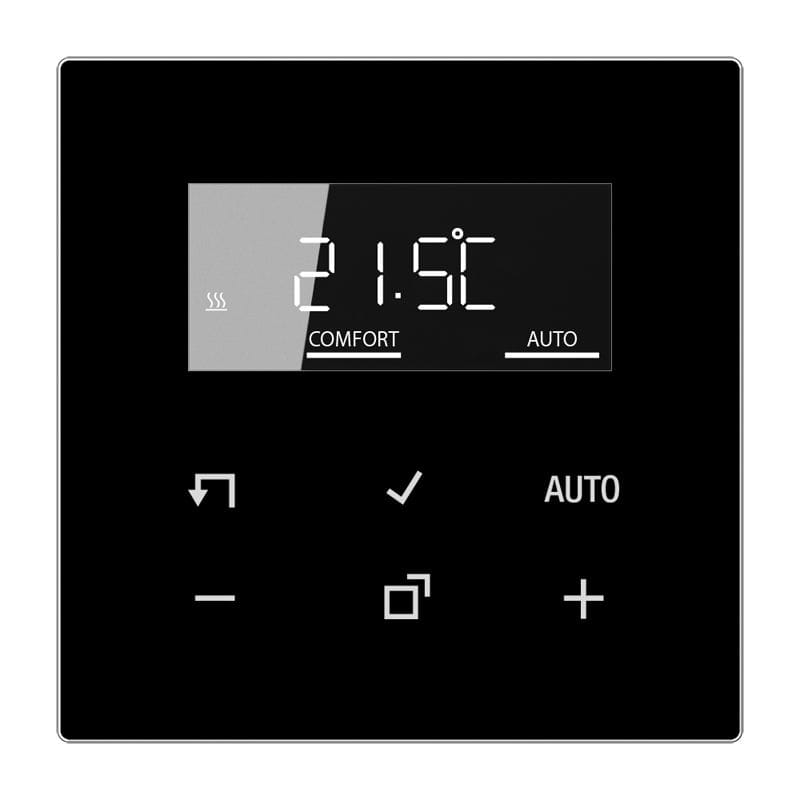 Jung - Thermostat avec afficheur digital / LS 500 Noir