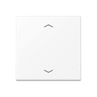 Jung - Enjo simple touche avec flèches pour mécanisme BP-BCU A10xxxST/ A 500 Blanc Mat