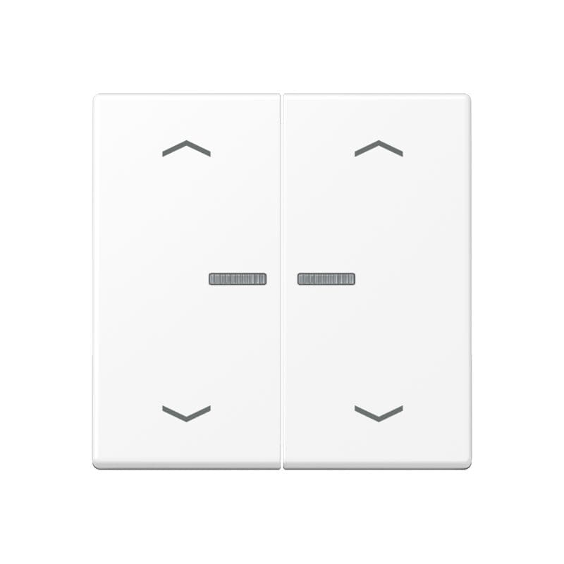 Jung - Enjo db touche avec flèches et voyant pour méc BP-BCU A10xxxST/ A 500 Blanc Mat