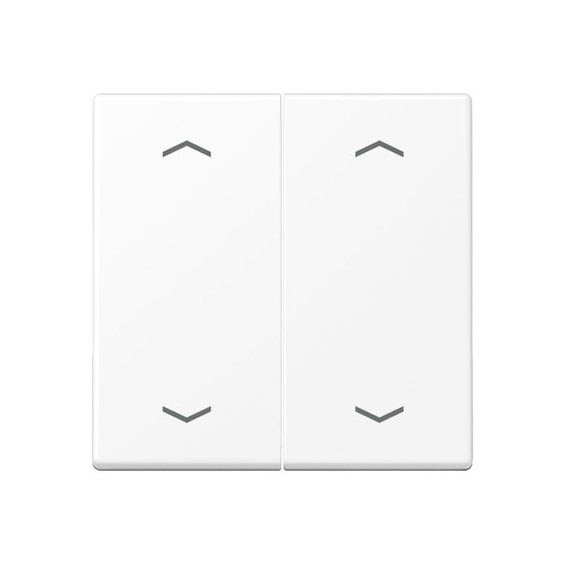 Jung - Enjo double touche avec flèches pour mécanisme BP-BCU A10xxxST/ A 500 Blanc Mat