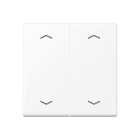 Jung - Enjo double touche avec flèches pour mécanisme BP-BCU A10xxxST/ A 500 Blanc Mat