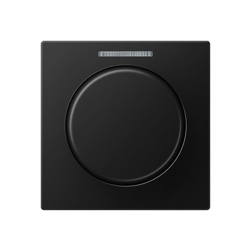 Jung - Enjo avec diffuseur lum pour méca. rotatif KNX / A500 Noir Mat
