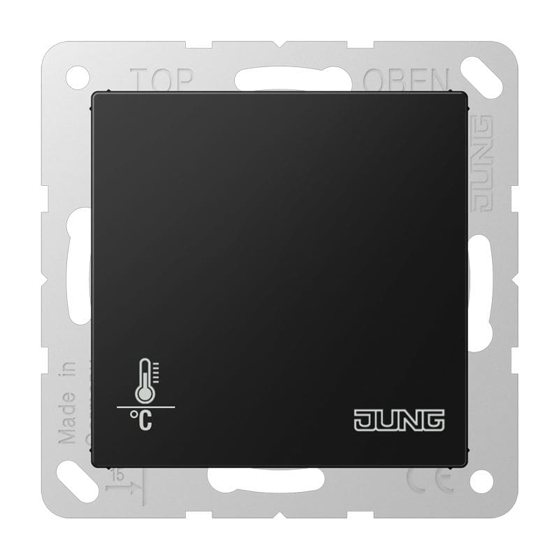 Jung - Régulateur KNX borgne avec entrée binaire 4E / A 500 Noir Mat