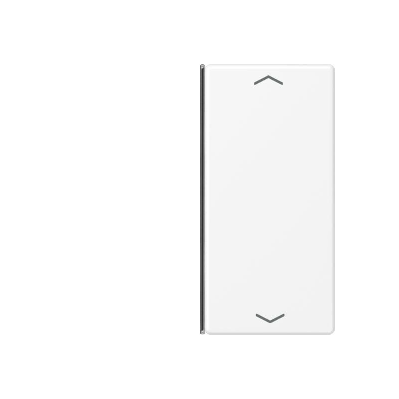 Jung - Touche 2 voies avec flèches platine F40 / A 500 Blanc Mat