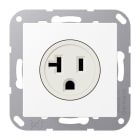 Jung - Prise de courant US-NEMA 20A / A 500 Blanc Mat