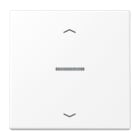 Jung - Enjo simple touche flèches et voyant méc BP-BCU LSCD10xxxST/ LS 990 blanc Mat