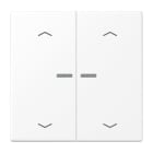 Jung - Enjo simple touche flèches et voyant méc BP-BCU LSCD10xxxST/ LS 990 Blanc Mat