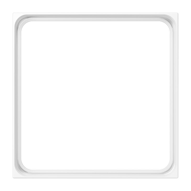 Jung - Cadre de compensation / LS 990 Blanc Mat