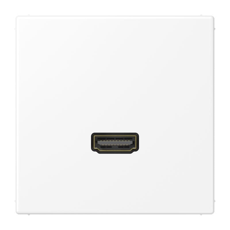 Jung - Connecteur Multimédia 1 x HDMI / LS 990 Blc Mt