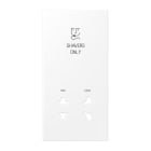 Jung - Enjoliveur prise  rasoir / LS 990 Blanc Mat