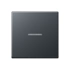 Jung - Enjoliveur simple touche KNX RF 1 voie / A500 Anthracite