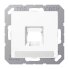 Jung - Enjoliveur RJ45 simp PE / A 500 Blanc  UMA