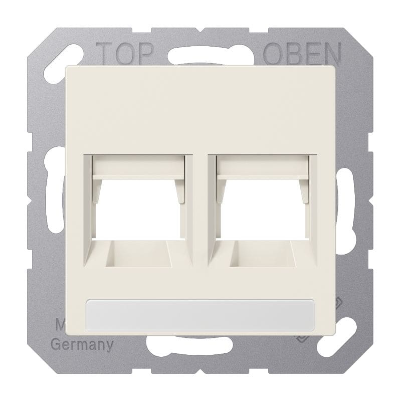 Jung - Enjoliveur pour noyau Modulear-Jack 45 db PE / A 500 Ivoire  PANDUIT