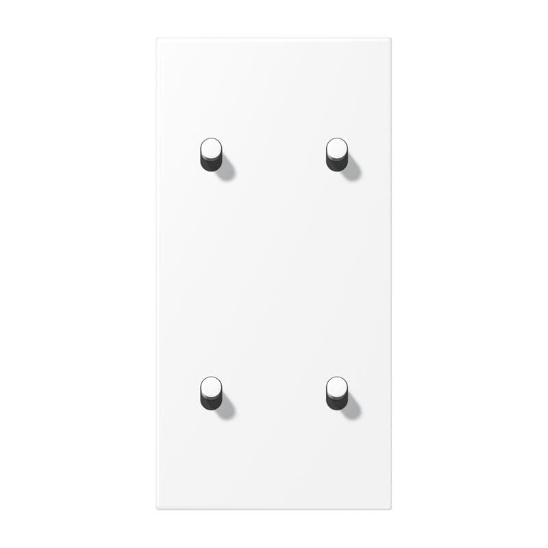 Jung - Enjoliveur VER 2+2 lev. Cylindre / LS 1912 Blanc Mat
