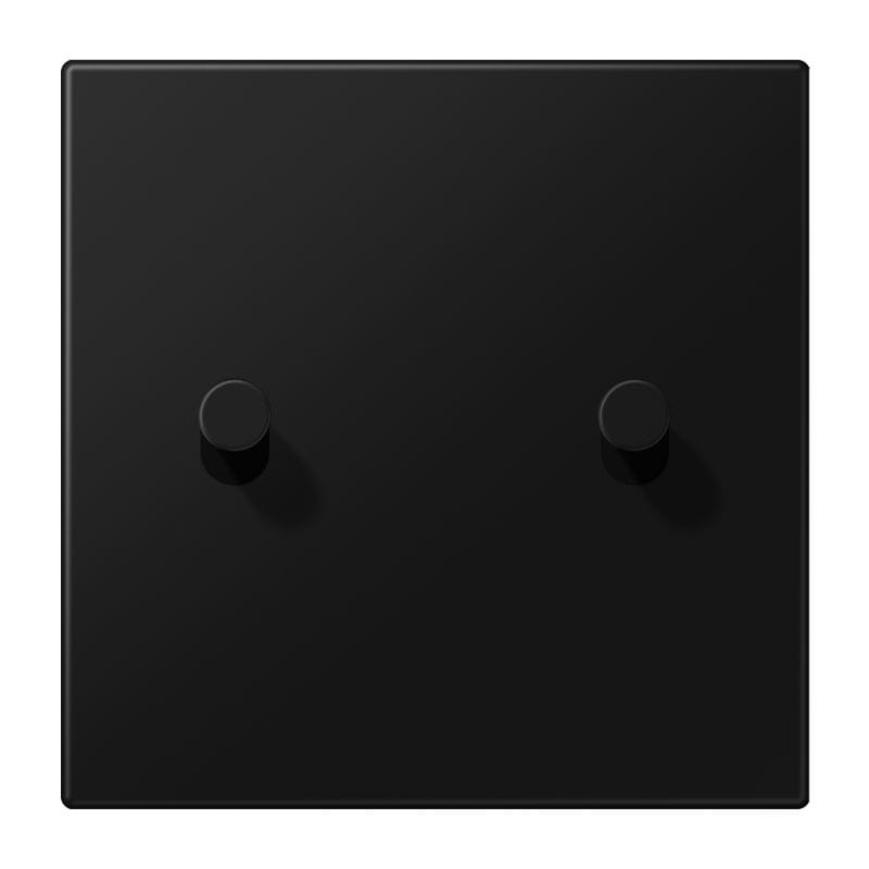Jung - Enjoliveur simple doigt 2 leviers / LS 1912 Noir Mat