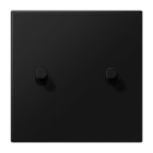 Jung - Enjoliveur simple doigt 2 leviers Cylindre / LS 1912 Noir Mat