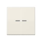 Jung - Enjoliveur 2T KNX RF 1V / Série AS 500 Ivoire