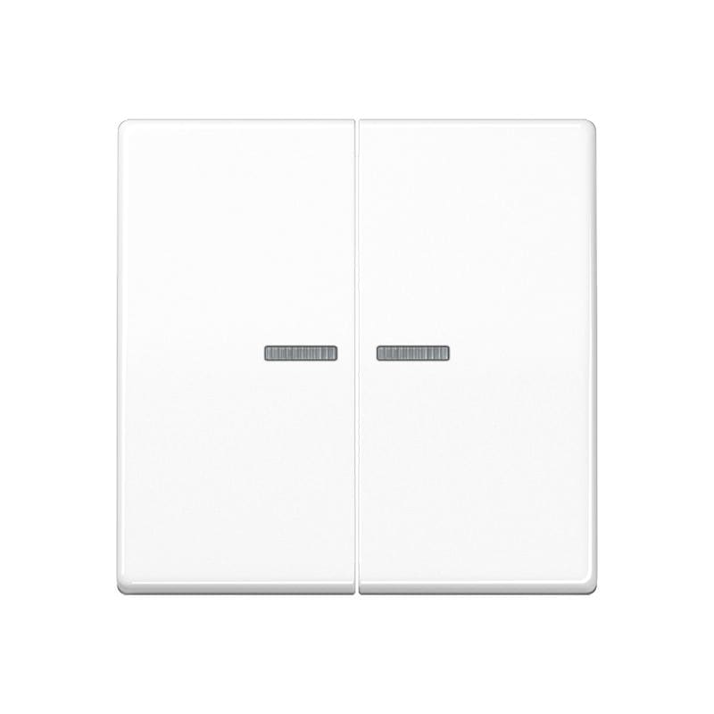 Jung - Enjoliveur 2T KNX RF 1V / Série AS 500 Blanc