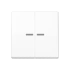 Jung - Enjoliveur 2T KNX RF 1V / Série AS 500 Blanc