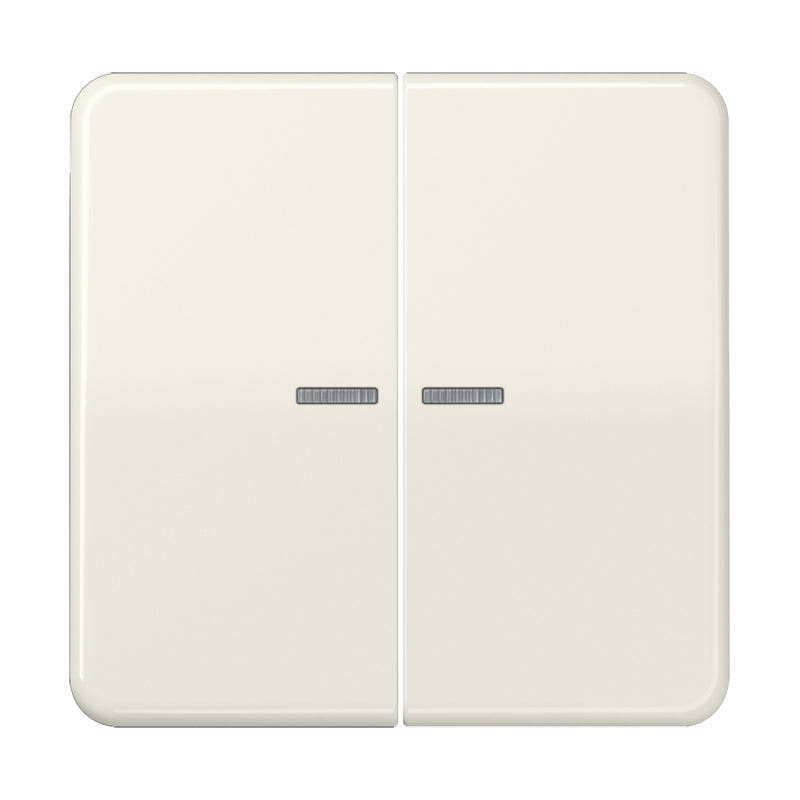 Jung - Enjoliveur 2T KNX RF 1V / Série CD 500 Ivoire