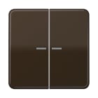 Jung - Enjoliveur 2T KNX RF 1V / Série CD 500 Brun