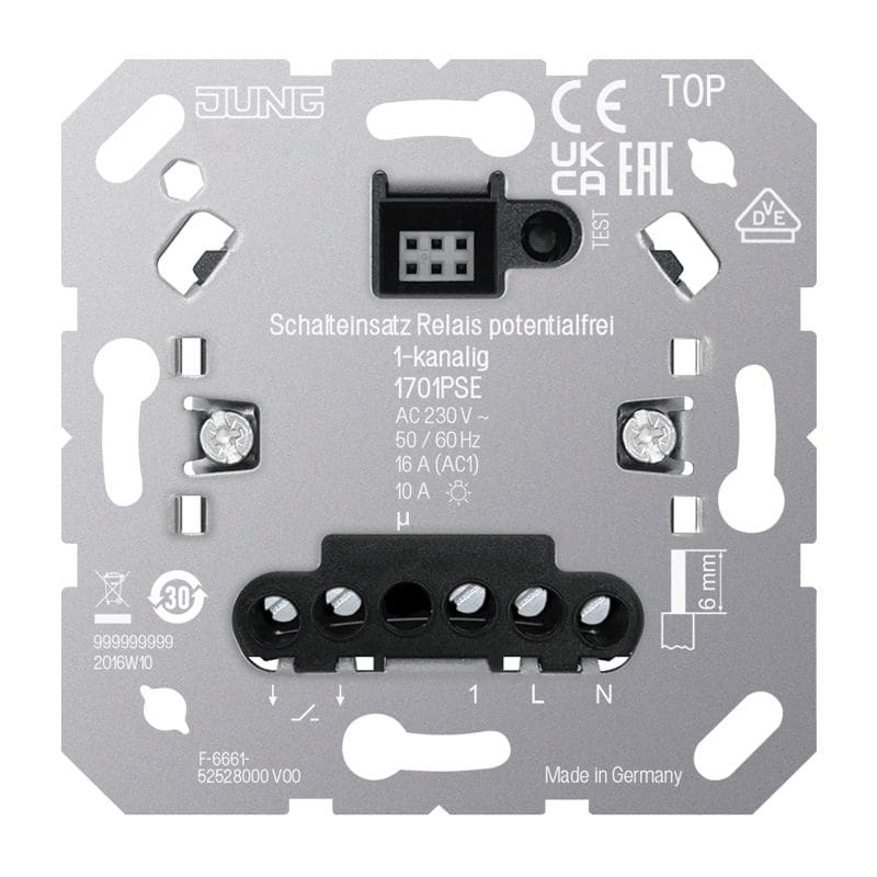 Jung - Méc relais 2300 W contact libre de pot à ferm