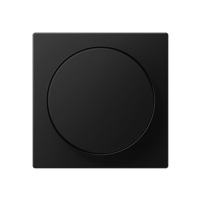 Jung - Enjo pour variateur rotatif / A 500 noir mat pour mécanisme variateur rotatif